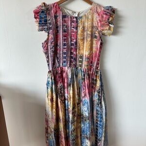 Busayo hand-dyed cotton dress